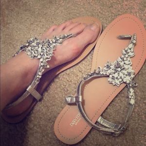 Brand new David’s Bridal sandals